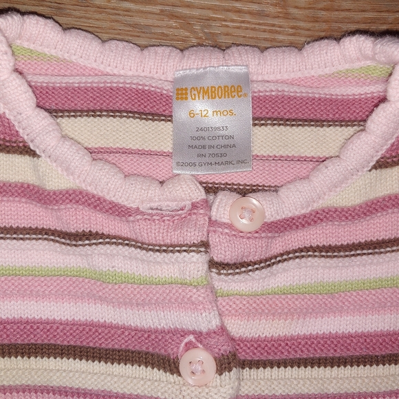 💐Gymboree kids sweater / cardigan 6 to 12 months - Picture 2 of 3
